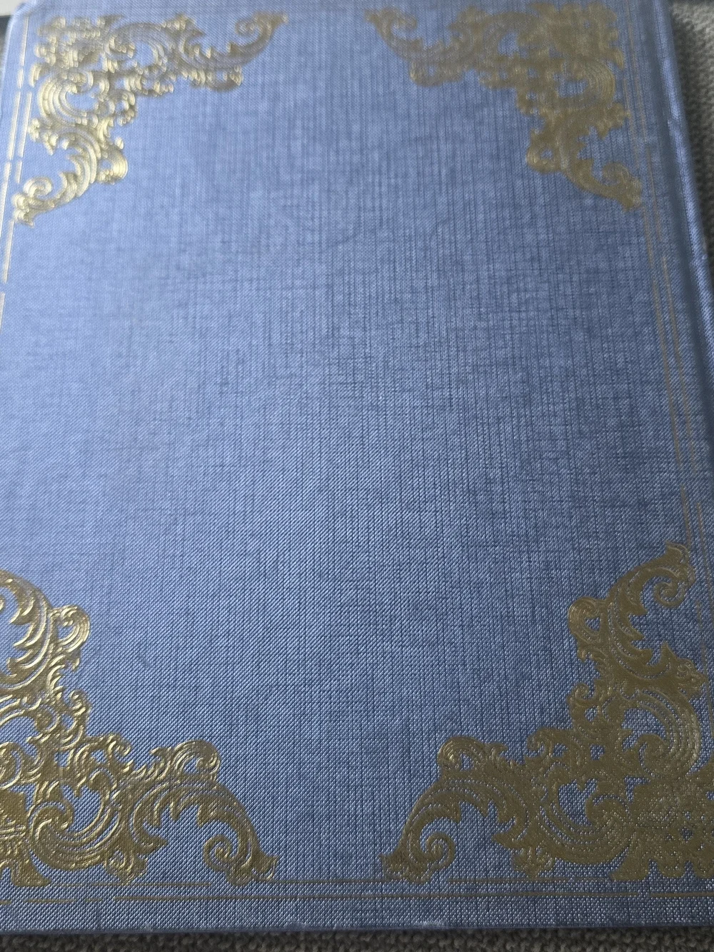 Gucci Marmont Decorative Blue & Gold Accent Book